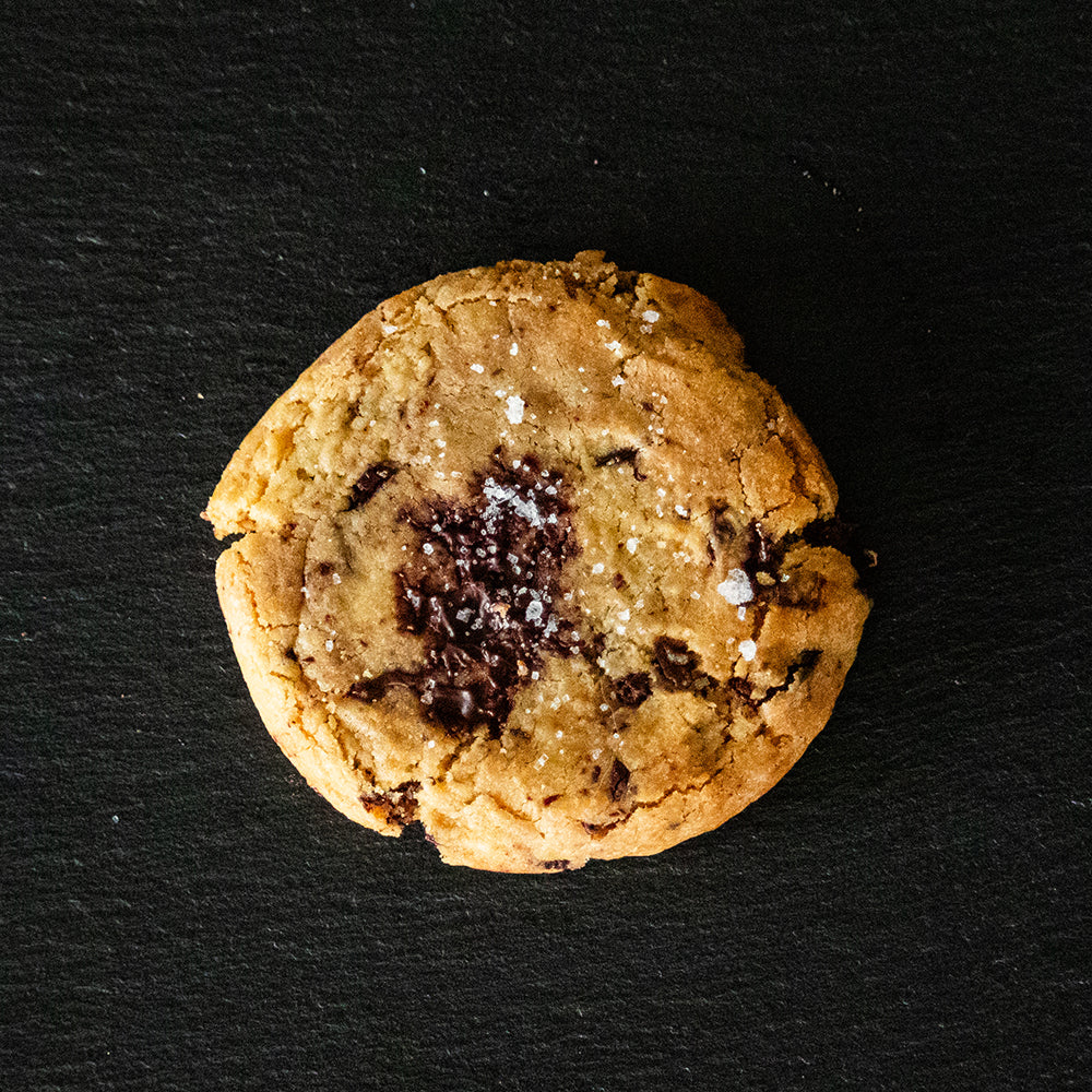 Biscuit au chocolat et fleur de sel
