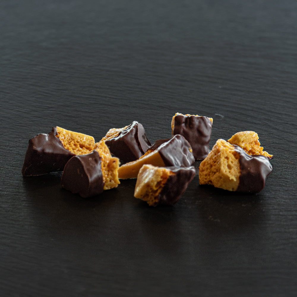 Éclats de tire éponge au chocolat